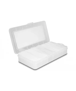 צינור מתכווץ בחום עם דבק פנימי להגנת כבלים סט 100 יח' צבע שקוף DELOCK | 20867