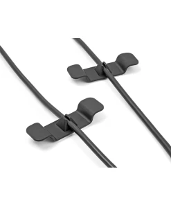 קליפס לסידור כבלים עם דבק דו צדדי סט 3 יח' DELOCK | 18447