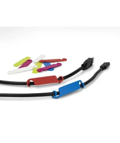 קליפס לסימון כבלים בקוטר עד 4 מ"מ סט 10 יח' במגוון צבעים DELOCK | 18406