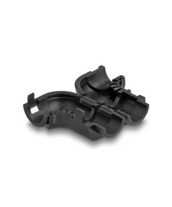 קליפסים לכיפוף כבלים 90° סט 8 יח' בצבע אדום DELOCK | 88125