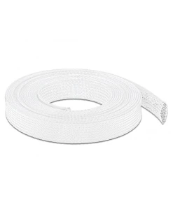 שרוול גמיש נמתח להגנת כבלים עמיד בטמפרטורה 40°C- עד 125°C צבע לבן DELOCK | 20695