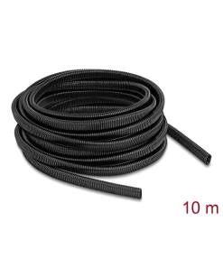 שרוול פלסטיק גמיש בצורת אליפסה להגנת כבלים 13.6x6.3 מ