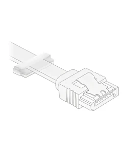 תפסן כבלים עם קליפס נעילה סט 10 יח' DELOCK | 60182