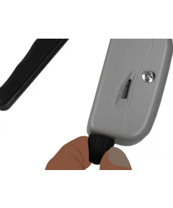 אקדח מהדק אזיקונים נירוסטה מקצועי בצבע אפור DELOCK | 86503