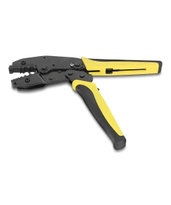 לוחץ כבל קואקס עם 6 קטרים שונים בצבע צהוב DELOCK | 90295