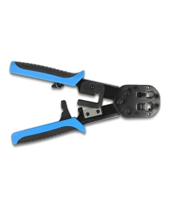 לוחץ כבל רשת RJ45 Crimp+Cut עבור תקע רשת PASS-THROUGH בצבע תכלת DELOCK | 86450