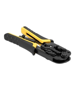 לוחץ כבל רשת או טלפון מקצועי 4P+RJ45+RJ12/11 בצבע צהוב DELOCK | 90505