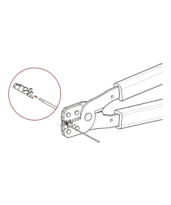 לוחץ מגעים AWG 20/24/28 Crimp בצבע ירוק DELOCK | 90542