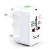 מתאם חשמל אוניברסלי לנסיעות בצבע לבן Universal Travel Adaptor | UNIADT