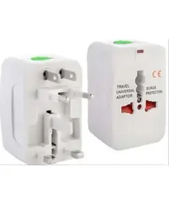 מתאם חשמל אוניברסלי לנסיעות בצבע לבן Universal Travel Adaptor | UNIADT