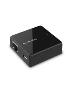 נתב נסיעות אלחוטי N300 בצבע שחור GL-iNet | microuter-N300 | MEET microuter-N300