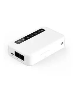 נתב שער IoT אלחוטי 4G LTE בצבע לבן GL-iNet | GL-XE300 | MEET PULI