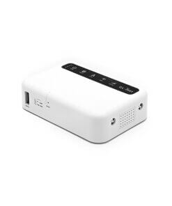 נתב תעשייתי בדרגה 4G LTE ל-Wi-Fi תוכנן להגנת פרטיות בצבע שחור GL-iNet | GL-MiFi | MEET GL-MiFi