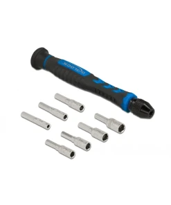 סט ביטים משושה מקצועי 2.5 - 5.5 מ"מ סט 8 יח' בצבע שחור DELOCK | 64066