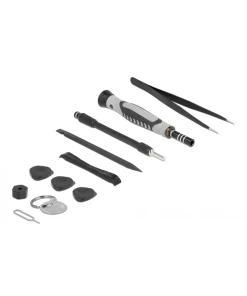 ערכת ביטים מדויקים S2 tool steel סט 130 יח' בצבע שחור DELOCK | 64167