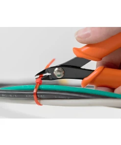 קטר צד כתום קפיצי מבודד לאלקטרוניקה 12.7 ס