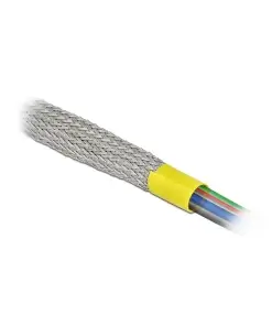 שרוול גמיש נמתח EMC לבידוד כבלים מפני השפעות אלקטרומגנטיות אורך 2 מטר בצבע כסף DELOCK | 20789