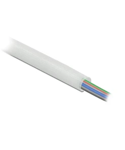 שרוול פיברגלס גמיש להגנת כבלים עמיד בטמפרטורה 60°C- עד 200°C בצבע לבן DELOCK | 18900