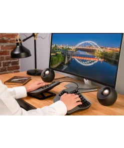 מקלדת ארגונומית מפוצלת בצבע שחור Kinesis | Advantage360 Signature Series