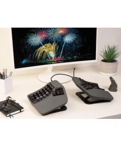 מקלדת ארגונומית מפוצלת בצבע שחור Kinesis | Advantage360 SmartSet