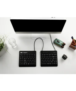 מקלדת ארגונומית מפוצלת בצבע שחור Kinesis | Freestyle Pro Quiet