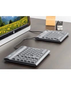 מקלדת ארגונומית מפוצלת בצבע שחור Kinesis | Freestyle2 International