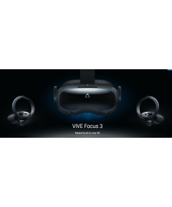 משקפי VR מקצועי כוללת גרפיקה טובה מסוגה ונוחות ארגונומית בצבע שחור HTC | VIVE Focus 3 | Masterful all-in-one VR