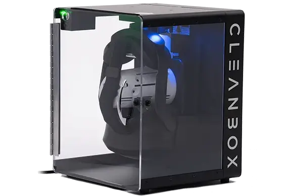 ניקוי UVC על ידי Cleanbox ל- VIVE Focus משקפי VR בצבע שחור HTC | UVC Cleaning by Cleanbox