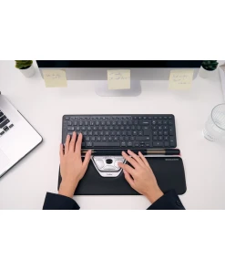 עכבר ארגונומי הכולל משטח לכף היד יחד חיבור אלחוטי Contour | RollerMouse Red Plus Wired