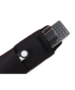 עכבר ארגונומי הכולל משטח לכף היד יחד חיבור אלחוטי Contour | Travel Kit - RollerMouse Red