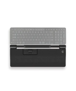 עכבר ארגונומית הכולל משטח לכף היד יחד חיבור אלחוטי Contour | RollerMouse Pro - Vegan Leather - Regular