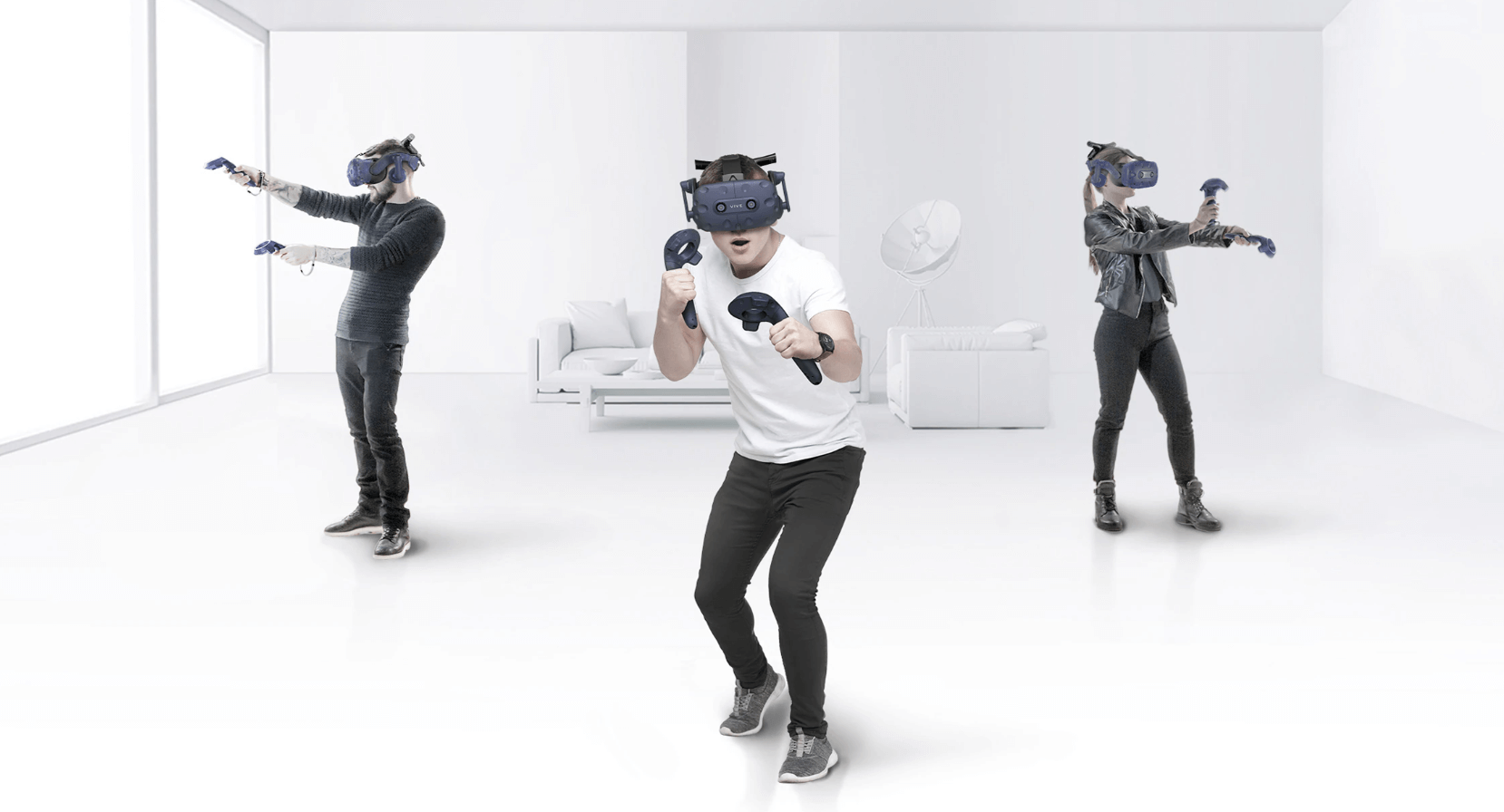 ערכה מלאה למשקפי VR בצבע שחור HTC | VIVE Wireless Adapter