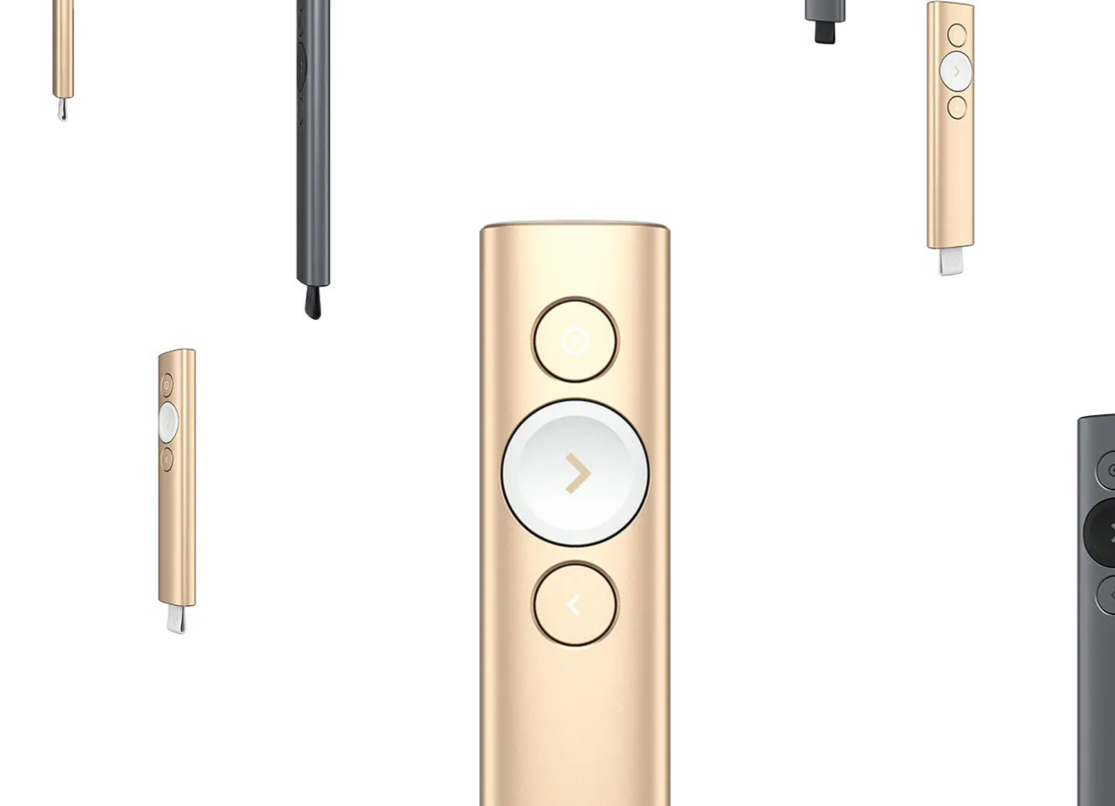 שלט למצגות כולל חיישן תנועה חיבור בלוטוס אורך הכבל עד 30 מטר Logitech ...