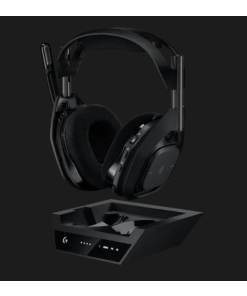 אוזניות גיימינג מקצועיות Wireless כולל מיקרופון ותחנת עגינה אלחוטי וכבל USB-C להטענה Logitech | ASTRO A50 X