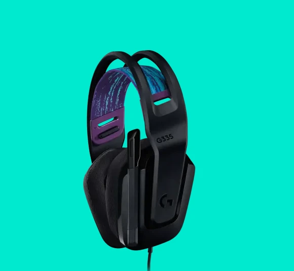 אוזניות גיימינג מקצועיות כולל מיקרופון אלחוטי כבל באורך 1.5 מטר Logitech | G335