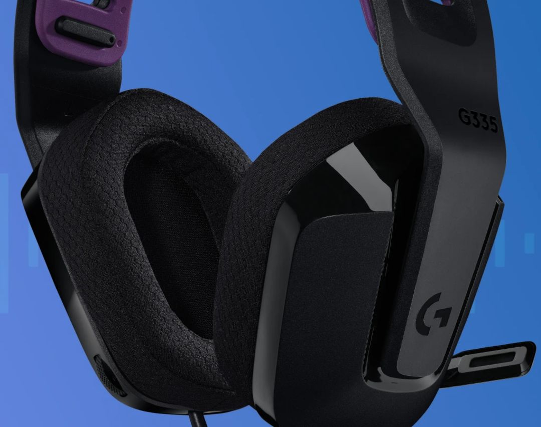 אוזניות גיימינג מקצועיות כולל מיקרופון אלחוטי כבל באורך 1.5 מטר Logitech | G335