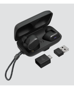 אוזניות מקצועיות כולל מיקרופון חיבור Bluetooth אלחוטי כולל כבל USB-C הטענה באורך 24 ס"מ Logitech | Zone True Wireless