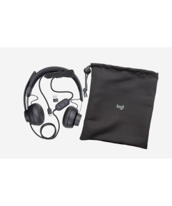 אוזניות מקצועיות כולל מיקרופון חיבור USB-C/USB אלחוטי כולל כבל באורך 1 מטר Logitech | Zone 750