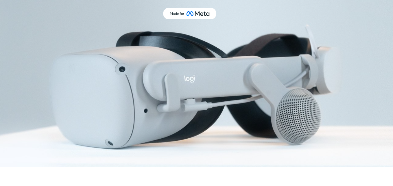 אוזניות מתחברות ל Meta Quest 2 מקצועיות Logitech | CHORUS