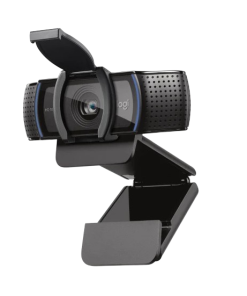 מצלמת רשת גמישה ומקצועית 4K Ultra HD חיבור USB חוטי כולל כבל באורך 1.5 מטר Logitech | C920s PRO HD WEBCAM