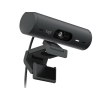 מצלמת רשת מקצועית 4K Ultra HD חיבור USB-C חוטי כולל כבל באורך 1.5 מטר Logitech | Brio 500