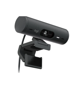 מצלמת רשת מקצועית 4K Ultra HD חיבור USB-C חוטי כולל כבל באורך 1.5 מטר Logitech | Brio 500