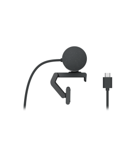 מצלמת רשת מקצועית 4K Ultra HD חיבור USB-C חוטי כולל כבל באורך 1.5 מטר Logitech | Brio 500