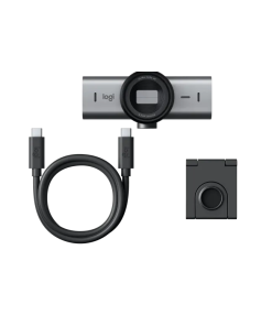 מצלמת רשת מקצועית 4K Ultra HD חיבור USB-C חוטי כולל כבל באורך 1.8 מטר Logitech | MX Brio