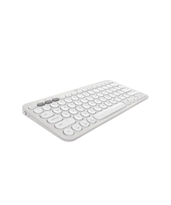 מקלדת ועכבר ארגונומיים ל MAC הכולל 3 לחצנים חיבור USB אלחוטי טווח 10 מטר Logitech | Pebble 2 Combo for Mac