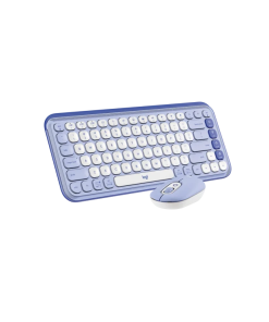 עכבר ארגונומי הכולל 2 לחצנים חיבור USB אלחוטי טווח 10 מטר Logitech | POP Icon Combo