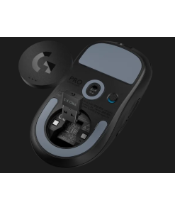 עכבר גיימינג ארגונומי הכולל 5 לחצנים ניתנים לתכנות חיבור אלחוטי טווח 10 מטר Logitech | PRO X SUPERLIGHT 2