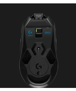 עכבר גיימינג ארגונומי הכולל 7-12 לחצנים ניתנים לתכנות חיבור USB אלחוטי טווח 10 מטר Logitech | G903