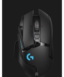 עכבר גיימינג ארגונומי הכולל לחצנים ניתנים לתכנות חיבור USB חוטי טווח 10 מטר Logitech | G502