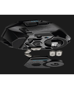 עכבר גיימינג ארגונומי הכולל לחצנים ניתנים לתכנות חיבור USB חוטי טווח 10 מטר Logitech | G502